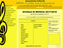 Tablet Screenshot of istitutomusicapedemontana.com